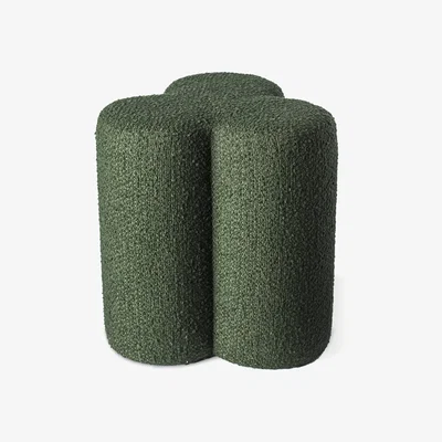 Made in Design Clover Pouf - / Terry loop fabric by Pols Potten Green