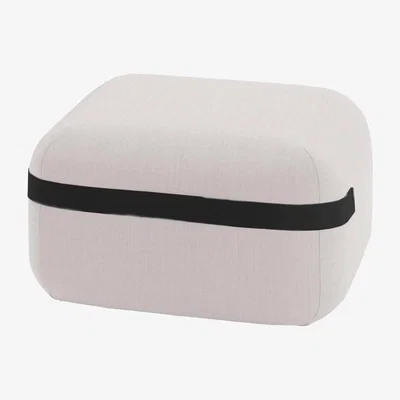 Made in Design Season mini Pouf - / Casters - 60 x 50 cm by Viccarbe White
