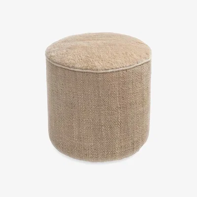 Made in Design Tres Persian Pouf by Nanimarquina Beige