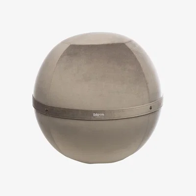 Made in Design Ballon Velvet XL Ergonomic seat textile beige / Velvet - Ø 65 cm - BLOON PARIS