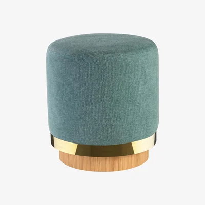 Made in Design Pouf - / Fabric by RED Edition Blue