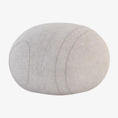 Made in Design Carla Livingstones Pouf - Woollen version - Indoor use by Smarin White