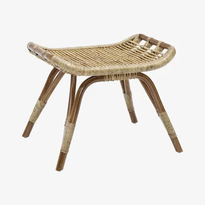 Made in Design Monet Pouf - Footrest by Sika Design Brown/Beige