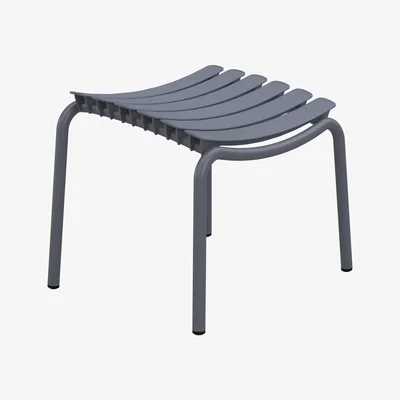 Made in Design ReCLIPS Pouf - / Recycled plastic by Houe Grey