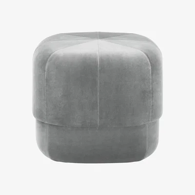 Made in Design Circus Small Pouf - Coffee table - Small - Ø 46 cm by Normann Copenhagen Grey