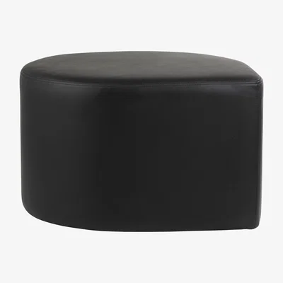 Made in Design Stilla Pouf - / Leather by AYTM Black