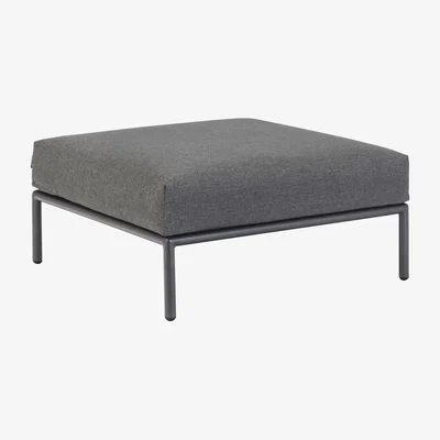 Made in Design Level Pouf - 81 x 81 cm / Fabric by Houe Grey