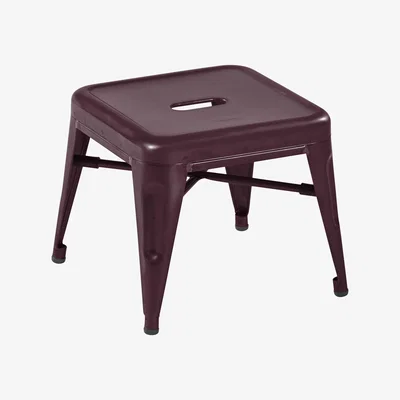 Made in Design H Mini Pouf - / H 30 cm - Steel by Tolix Purple