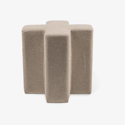 Made in Design Cross Pouf - / Fabric by Pols Potten Beige