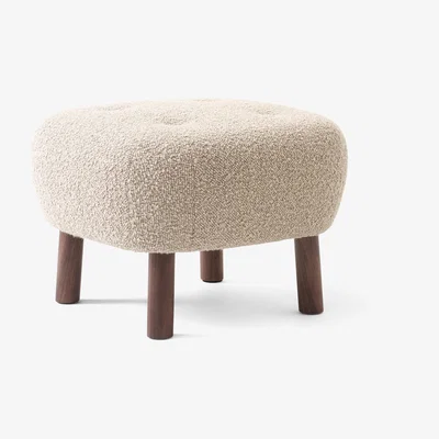 Made in Design ATD1 Pouf - / Looped wool by &tradition Beige