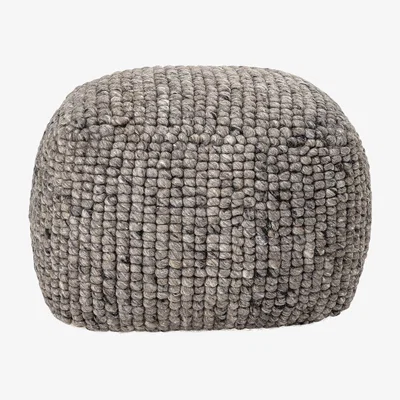 Made in Design Boston Pouf - / Wool by Bloomingville Grey