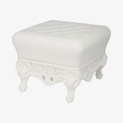 Made in Design Little Prince of Love Pouf - Footrest by Design of Love by Slide White