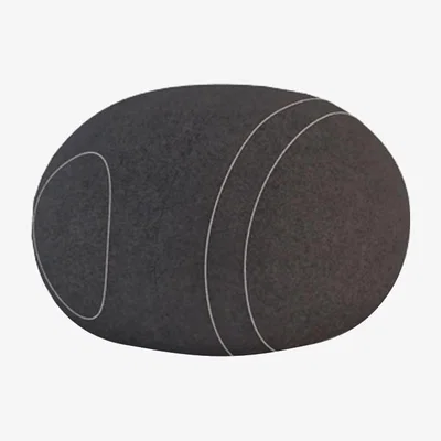 Made in Design Carla Livingstones Pouf - Woollen version - Indoor use by Smarin Black