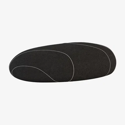 Made in Design Marc Livingstones Pouf - Woollen version - Indoor use by Smarin Black