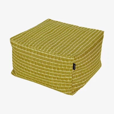 Nordic Nest Marimekko Alku pouf Linen-olive