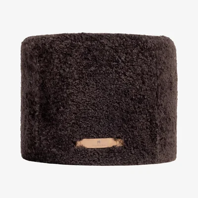 Nordic Nest Shepherd of Sweden Shepherd pouf Frida 50x40 cm dark brown