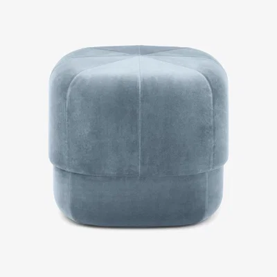 Nordic Nest Circus pouf light blue