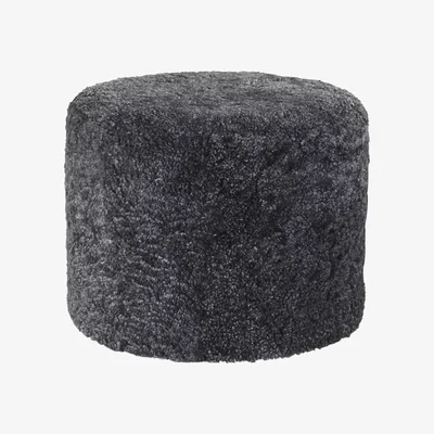 Nordic Nest Shepherd sit pouf Frida black-graphite