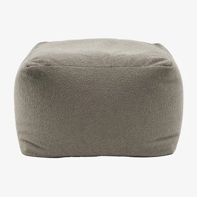 Perch and Parrow Cloud Boucle Pouffe in Brown