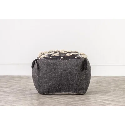 Perch and Parrow Carignan Monochrome Pouffe
