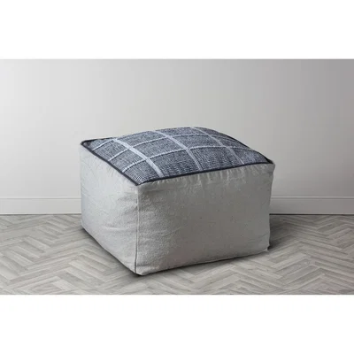 Perch and Parrow Bradley Grey Linear Pouffe