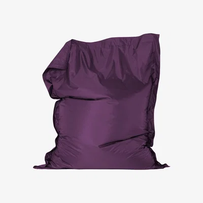 The Range Medium Indoor and Outdoor Floor Cushion Bean Bag - Purple