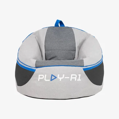 The Range PLAY-R1 Alpha Kids Gaming Bean Bag Chair - Grey