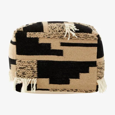 Teddy Beau Teddy's Collection Bowen Trenza Brown Pouffe