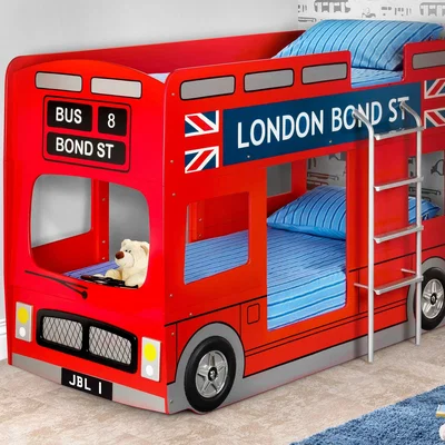 Dunelm London Bus Bunk Bed Red