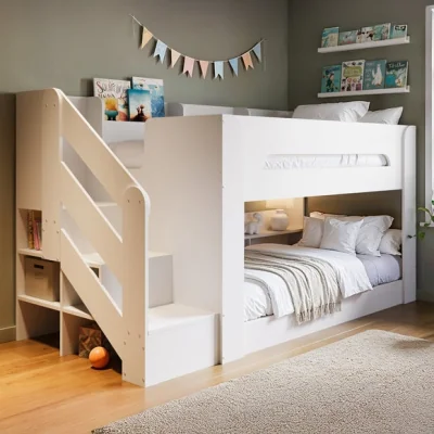 Dunelm Zeno Staircase Bunk Bed Frame with Storage