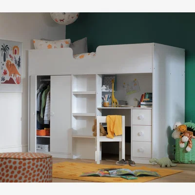 Habitat Habitat Jackson Shorty Highsleeper Bed Frame - White