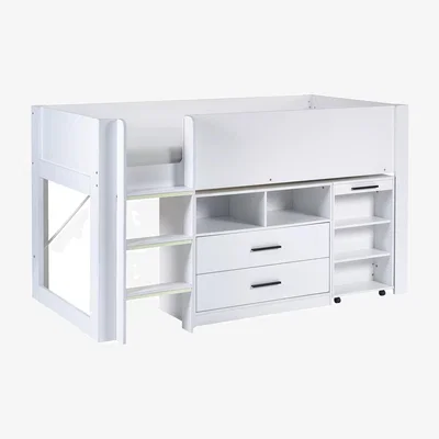 John Lewis Julian Bowen Otis Midsleeper Bed, All White