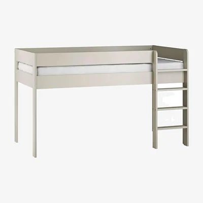 John Lewis Little Acorns Furniture Mid-Sleeper Bed Frame, Cashmere
