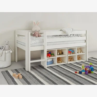 The Range Mid Sleeper Shorty with Cube Units White