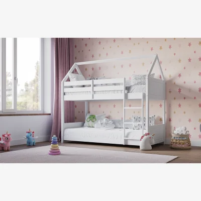 The Range Plation Low Play House Bunk Bed - White