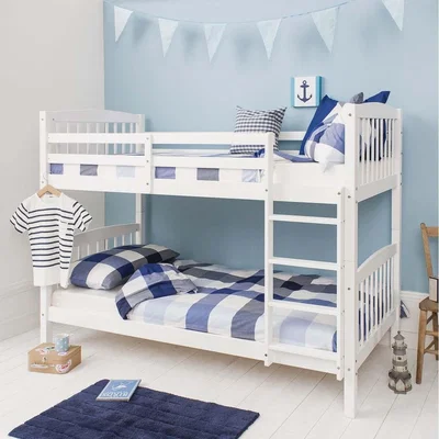 The Range Brighton Bunk Bed in White - White / 37.0kg