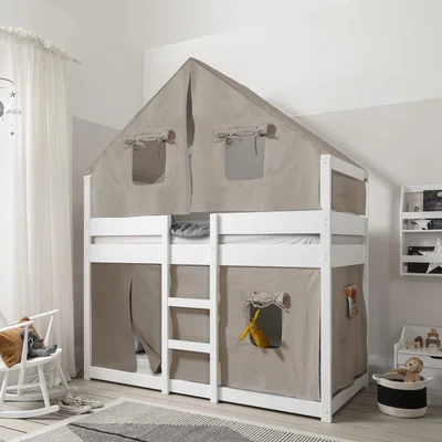 The Range Canvas Tent for Sofie Bunk House Cabin Bed - Natural