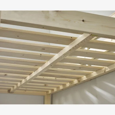 The Range Strictly Beds and Bunks Goodwood Pine High Sleeper loft bunk bed - Natural