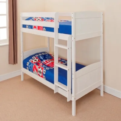 The Range Classic Wooden Bunk Bed in 2ft6 Shorty or 3ft Single  - White / Small Single