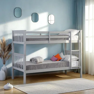 The Range Erin 3' Bunk Bed (Single) - Light Grey