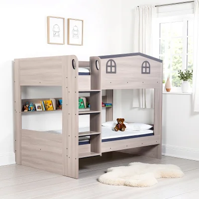 The Range Hector Small Double Bunk Bed - Ash Grey