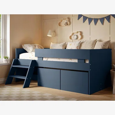 The Range Logan Low Sleeper with Toybox - Blue