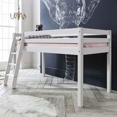 The Range Thor Midsleeper Cabin Bed with White Frame - White