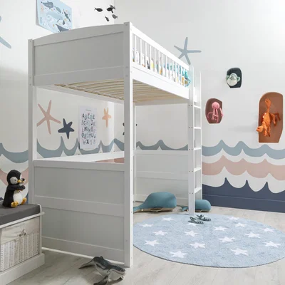 The Range Lottie Highsleeper Bed in White - White
