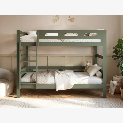 The Range Elijah Detachable Wooden Bunk Bed - Green