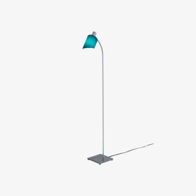 Made in Design La Lampe de Bureau Reading Small reading lamp glass blue / Charlotte Perriand, 1965 - H 120 cm - Nemo