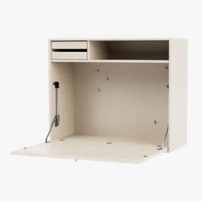 Made in Design Studio Wall writing desk wood white / W 69.6 x H 58.2 cm - MONTANA