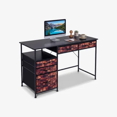 The Range Compact Study Writing Desk - Brown