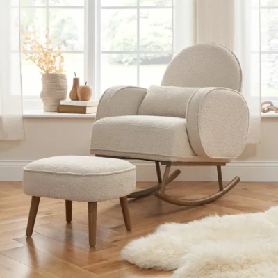 Dunelm Tutti Bambini Micah Rocking Chair and Footstool