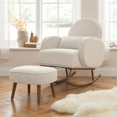 Dunelm Tutti Bambini Micah Rocking Chair and Footstool